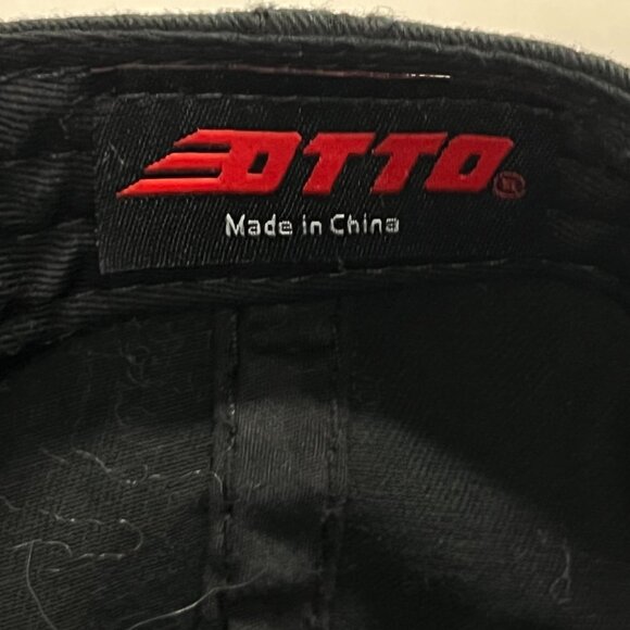 Otto Distressed Black Hat Cap Tanys 3.28 - Picture 4 of 5